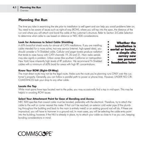 Broadband Applications & Construction Manual - Public - CommScope