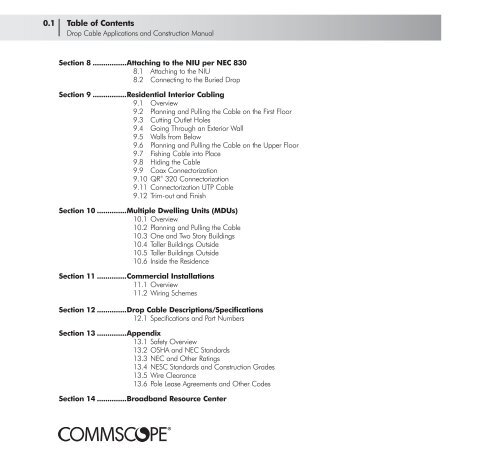 Broadband Applications & Construction Manual - Public - CommScope