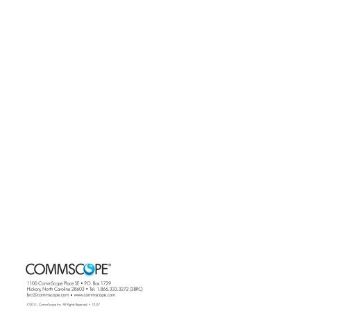 Broadband Applications & Construction Manual - Public - CommScope