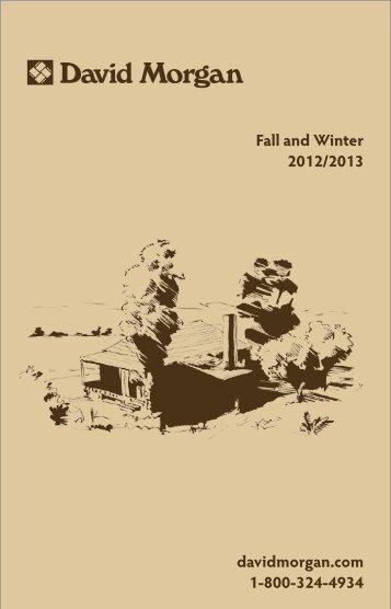 David Morgan Fall and Winter 2012/2013 Catalog