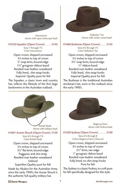 Akubra Cattleman Traditional Fur Felt Australian made Hat Sand