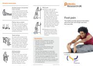 Foot-pain-pamphlet - Arthritis Research UK