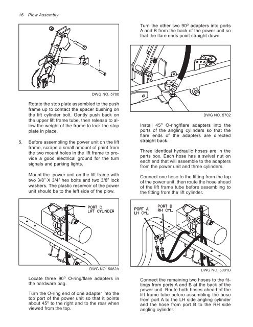 Hiniker 700 Manual - Snow Plow Stuff