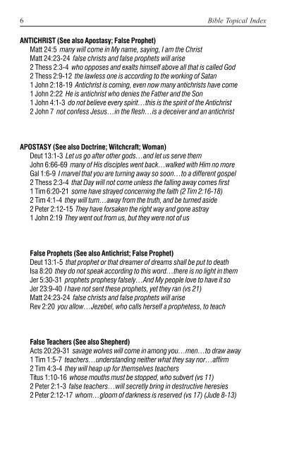 Bible Topical Index, by Mark Mickelson - Giving And Sharing