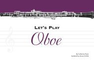 Oboe playing guide for pdf - Fox Products