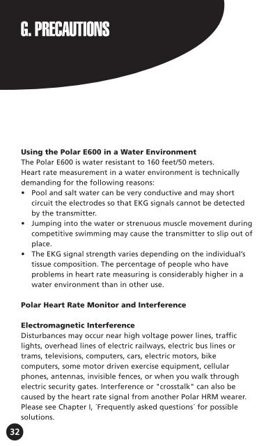 HOW TO START THE E600 HEART RATE MONITOR - Polar