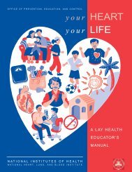 your HEART, your LIFE - National Heart, Lung, and Blood Institute ...