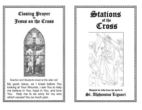 Stations Of The Cross Prayers Printable