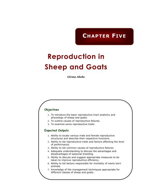 Chapter 5 Reproduction in Sheep and Goats - esgpip