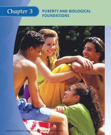 Chapter 3 Puberty and Biological Foundations - The McGraw-Hill ...