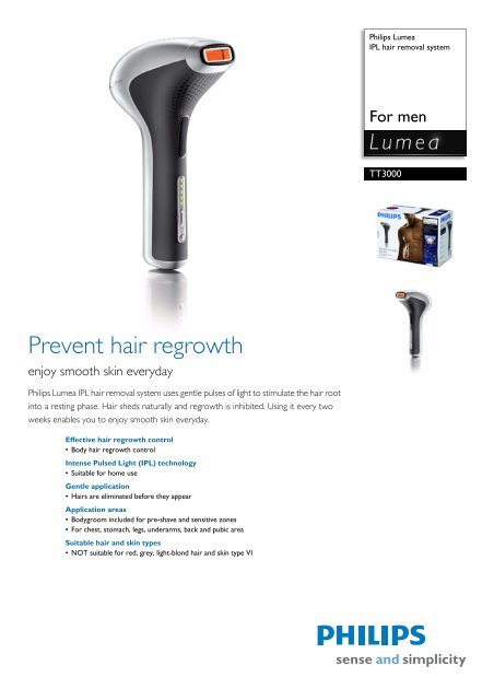 Tt3000 01 Philips Ipl Hair Removal System
