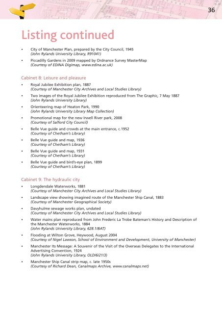 Mapping Manchester - University of Manchester