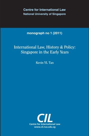 International Law, History & Policy - Centre for International Law