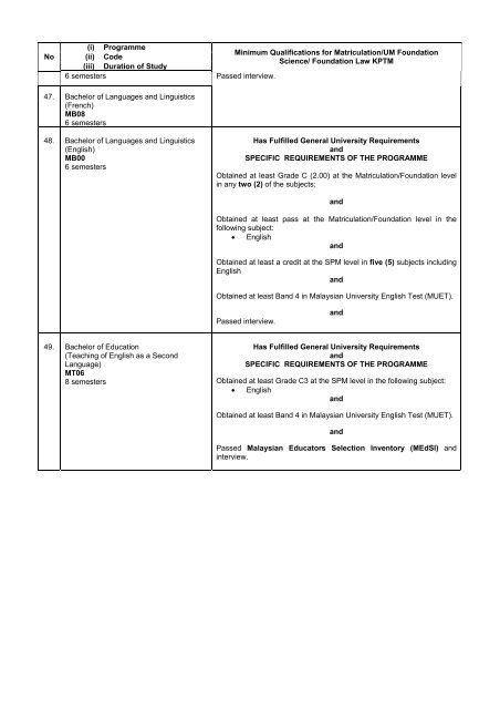 universiti malaya - Faculty of Computer Science and Information ...