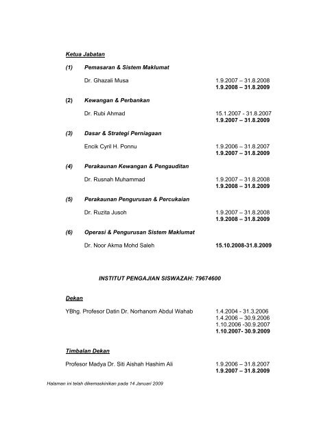 universiti malaya - Faculty of Computer Science and Information ...