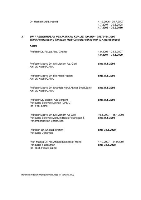 universiti malaya - Faculty of Computer Science and Information ...