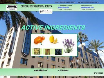 ASEPTA LABORATOIRES MONACO - aseptausa.com