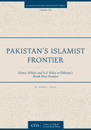 pakistan's islamist frontier - The Institute for Global Engagement