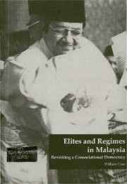 Elites and Regimes in Malaysia - Perdana Library