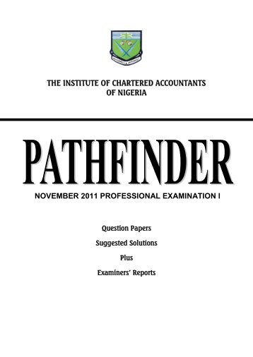 pathfinder - The Institute of Chartered Accountants of Nigeria