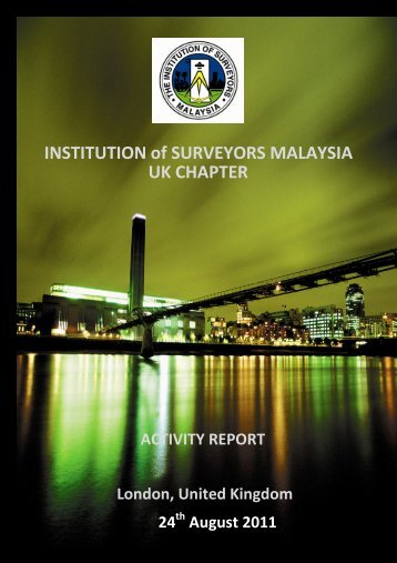 INSTITUTION of SURVEYORS MALAYSIA UK ... - RISM UK Chapter