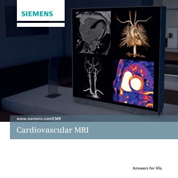Cardiovascular MRI Brochure 594kB - Siemens Healthcare