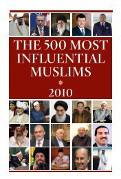 The 500 Most Influential Muslims - The Royal Islamic Strategic ...