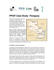 PPIAF Case Study -Paraguay - Corporate Europe Observatory