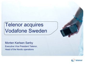 Telenor acquires Salt