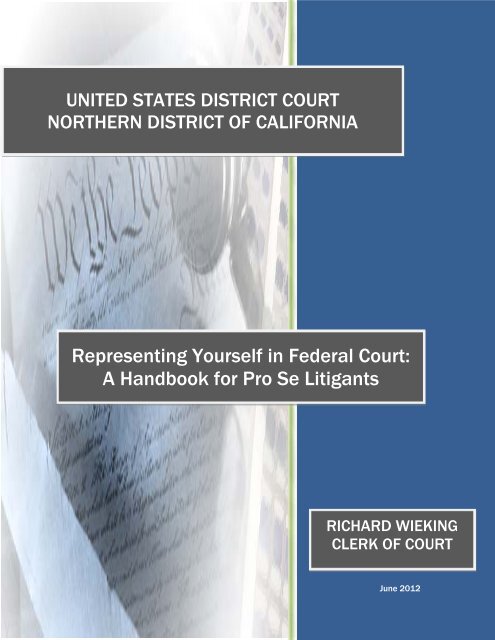 Representing Yourself in Federal Court - United States District Court ...