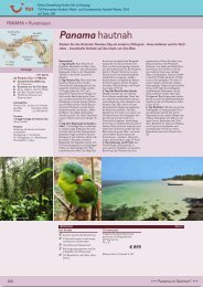 Panama hautnah - TUI ReiseCenter