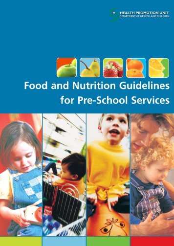 Food and Nutrition Guidelines for Pre-school Services