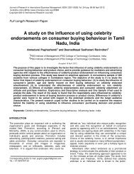 A study on the influence of using celebrity - International Research ...