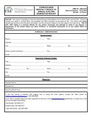 FORM EIA-860M MONTHLY UPDATE TO ANNUAL ELECTRIC ...