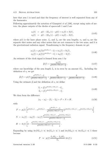 Pre-Phase A Report - Lisa - Nasa