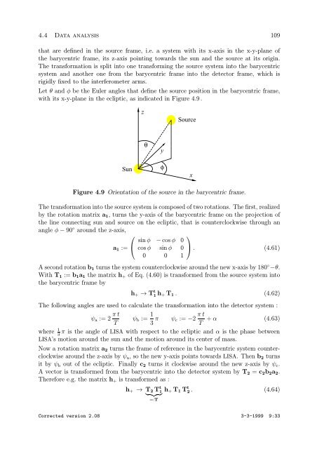 Pre-Phase A Report - Lisa - Nasa