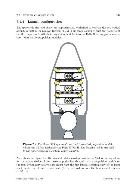 Pre-Phase A Report - Lisa - Nasa