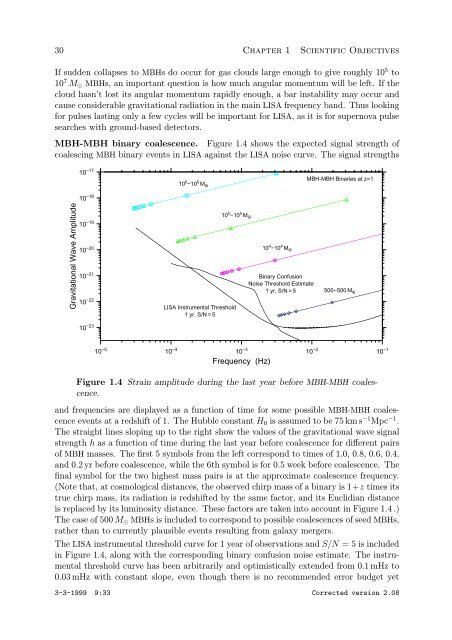 Pre-Phase A Report - Lisa - Nasa