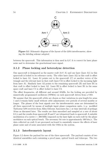 Pre-Phase A Report - Lisa - Nasa