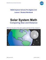 Solar System Math - NASA Quest!