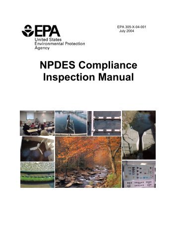 NPDES Compliance Inspection Manual (PDF) - US Environmental ...