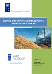 biomass energy for cement production - United Nations ...