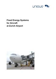 Fixed Energy Systems for Aircraft at Zurich Airport