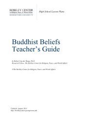 Buddhist Beliefs Teacher's Guide