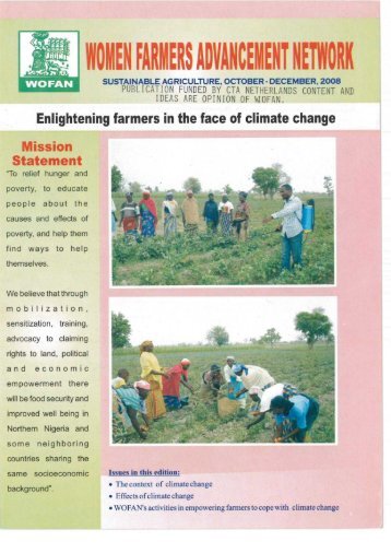 Enlightening farmers in the face of climate change - CTA Partners ...