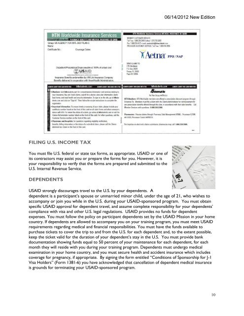 Pre-Departure Orientation Manual - US Agency for International ...