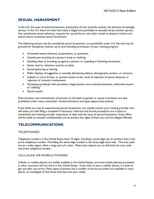 Pre-Departure Orientation Manual - US Agency for International ...