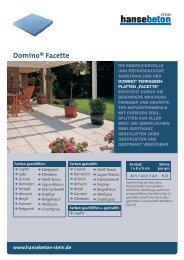 Domino® Facette - hansebeton-stein