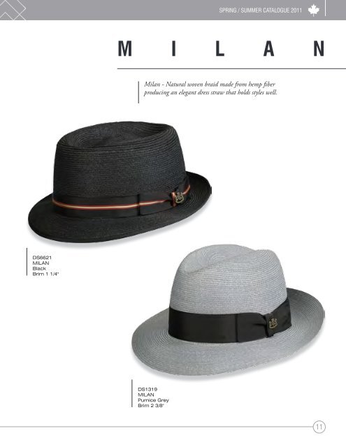 Spring & Summer 2011 - Biltmore Hats