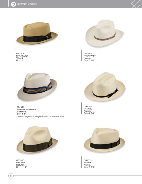 Spring & Summer 2011 - Biltmore Hats